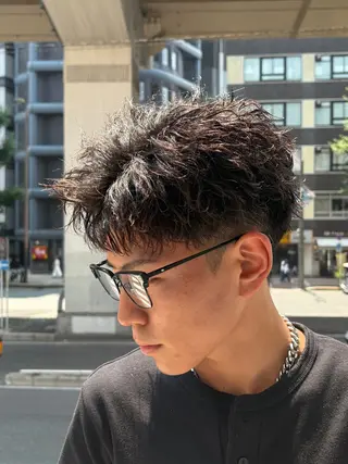 ショート メンズ KING of hair by NOISMメンズサロン梅田茶屋町店所属・茶屋町メンズサロン 小野湧翔のヘアスタイル