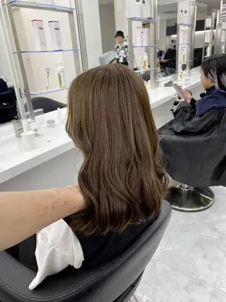 カラー 透明感/暖色カラー 🤎🧡のんのヘアスタイル