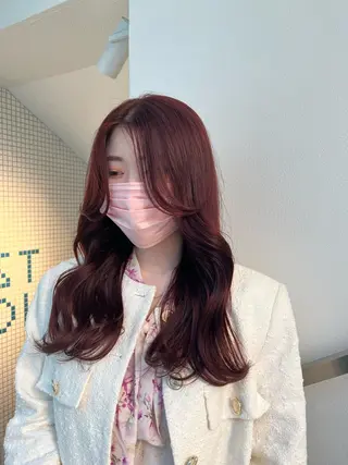 カラー 【韓国ヘア・ネイル】 HINATA🍒のネイルデザイン