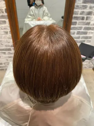 カラー 顔周りカット/透明感 カラー/rioのヘアスタイル