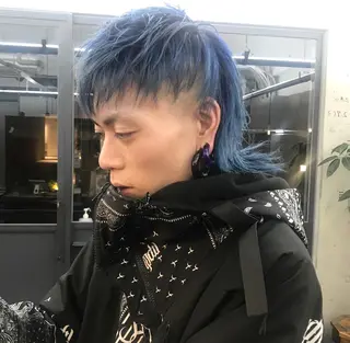 ショート カラー メンズ ✂︎ウルフ・ショート ✂︎MIKUNIのヘアスタイル