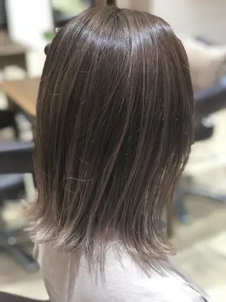 セミロング カラー 🍀褒められヘア🍀 松尾舜のヘアスタイル