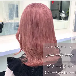 ミディアム カラー 🎨ブリーチ職人 店長Takaya🎨のヘアスタイル