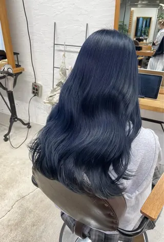 ロング カラー unico.所属・韓国ヘア/暖色カラー 新美多英のヘアスタイル