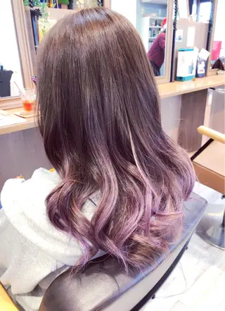 カラー 平野 沙織のヘアスタイル