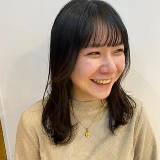 セミロング shiori/暖色/ レイヤー/似合わせのヘアスタイル