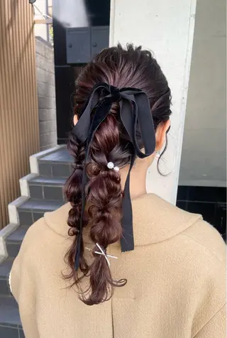 ヘアアレンジ 東梅田エリアカラー ヘアセットNo. 1のヘアスタイル