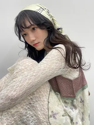 ロング ボブカットモデル/パ ーマ/harunaのヘアスタイル