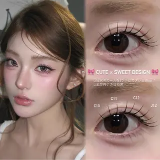 マツエク・マツパ Rien Lash yurin🌙のマツエク・マツパデザイン