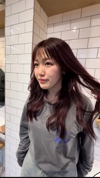 ロング カラー 🎀みさき🎀 韓国レイヤー ボブ♡のヘアスタイル