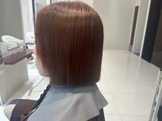ショート ハディー シールエクステのヘアスタイル