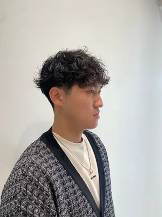 パーマ メンズ mina🪐立川駅/ レイヤー/ボブのヘアスタイル