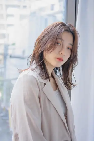 ミディアム カラー レイヤー,ボブ / 彩未のヘアスタイル