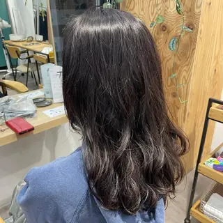 セミロング パーマ AMANE🌼 ハヤシサオリのヘアスタイル