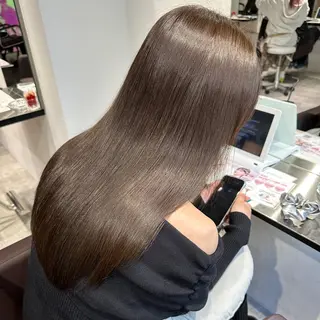 ロング カラー 服部 遥斗のヘアスタイル