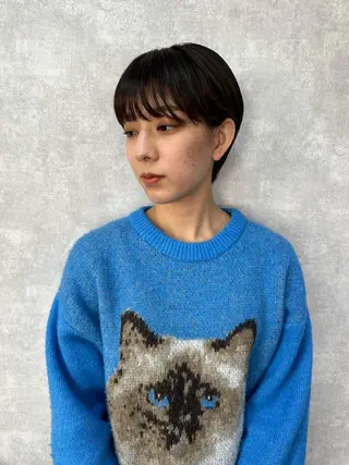 ショート C’LD hair  produce /シールドヘア所属・モテ髪/ボブ/ショー ト/アダチフウトのヘアスタイル