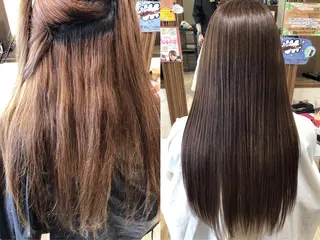 ロング 縮毛矯正/髪質改善 主税巧一のヘアスタイル