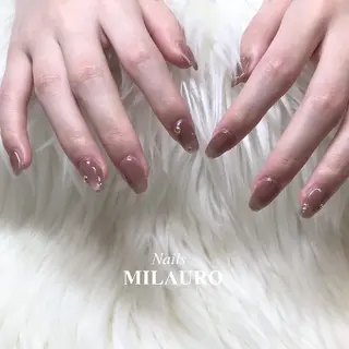 ネイル Nails MILAURO所属・MIYUKI /大人シンプルネイルのネイルデザイン