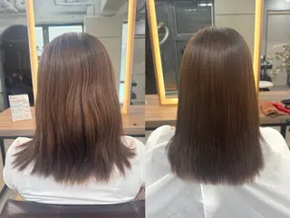 ミディアム 艶髪カラー/レイヤー 🐣kokoro🌸のヘアスタイル