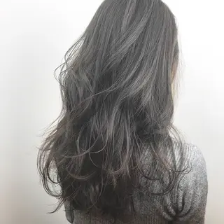 ロング カラー 酸性ストレート/ブリ ーチなし/中村 匠のヘアスタイル