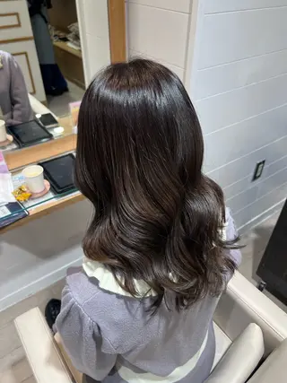 ミディアム カラー ୨୧color୨୧ ちひろのヘアスタイル