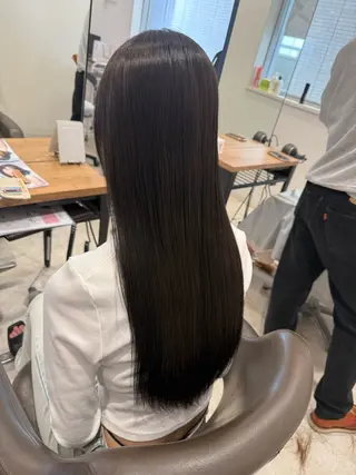 ロング カラー 髪質改善カラー ゆづきのヘアスタイル