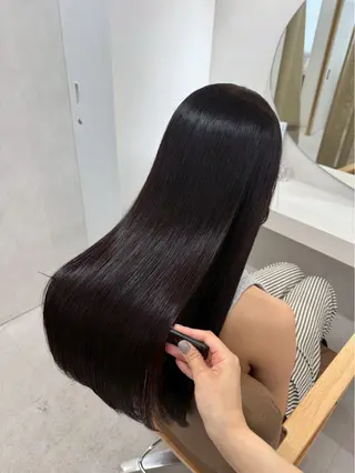 ロング SLASHスラッシュ 古閑ななのヘアスタイル