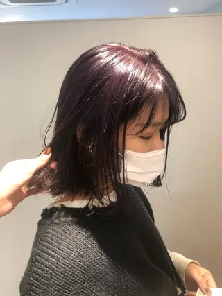 カラー 大迫 江梨のヘアスタイル