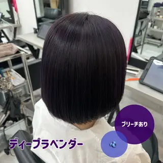 カラー 🍊暖色/ボブヘア chihiro🌼ོのヘアスタイル