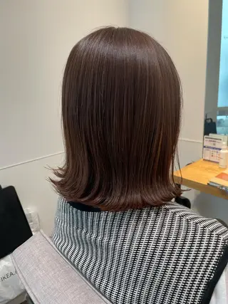 ショート カラー gotoday　shaire　saron所属・miu. ボブ/透け感カラーのヘアスタイル