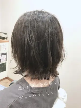 ミディアム カラー アザマ　ヤスカツ _rosso 川口のヘアスタイル