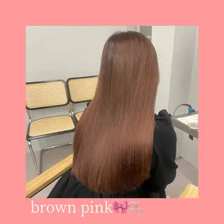 ロング カラー aoi/暖色カラー/ プツッとボブ🎀のヘアスタイル