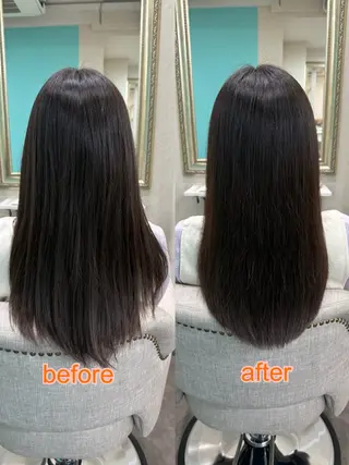 ロング アンナ 髪質改善/縮毛矯正のヘアスタイル