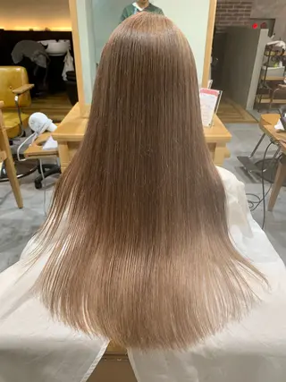 ロング カラー ブリーチ/アレンジ 天満/chihiroのヘアスタイル