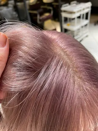 ロング ZENKO国分寺所属・まるやま ひなこ/艶髪カラーのヘアスタイル