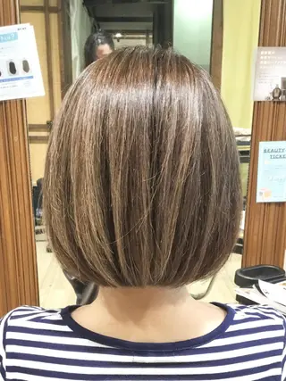 ショート カラー KIZU 髪質改善 オカルト怪談のヘアスタイル