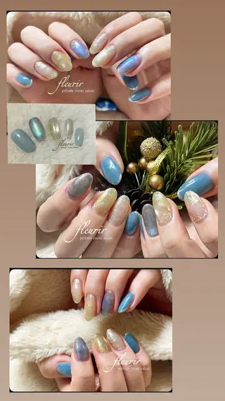 ネイル フルリール 【プライベートサロンのネイルデザイン