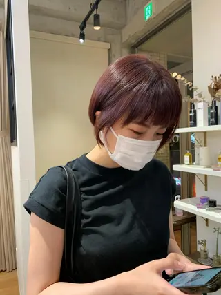 ショート カラー OLSEN D.B.A BALLOON HAIR所属・表参道OLSEN✂︎ nanamiのヘアスタイル