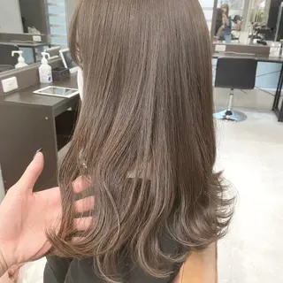 ミディアム カラー パーマ ヘアアレンジ メンズ キッズ ネイル マツエク・マツパ アイブロウ 似合わせカラー♡髪質 改善🎀サトカ🍒のヘアスタイル
