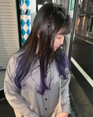 セミロング カラー ヘアアレンジ ピンクベージュ/新潟 万代/高橋桃葉🍑のヘアスタイル