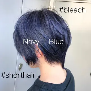 ショート カラー ヘアアレンジ TONE所属・透明感カラー/ 韓国ヘア/縮毛矯正のヘアスタイル