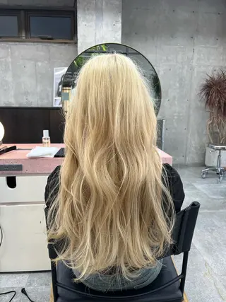 ロング 森綱 悠 /ボブ/ブリーチのヘアスタイル