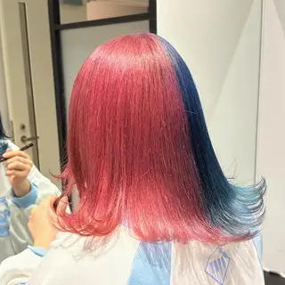 セミロング カラー 佐々木 好乃のヘアスタイル