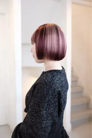 ショート カラー ヘアアレンジ 🦠カラーリスト/ 魚瀬あおい🦠のヘアスタイル