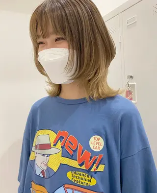 ミディアム Amelie所属・Amelie yunのヘアスタイル