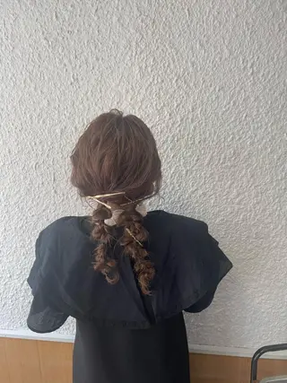 ヘアアレンジ yui/ layer cutのヘアスタイル