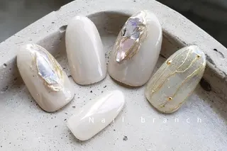 セミロング カラー パーマ ヘアアレンジ ネイル マツエク・マツパ アイブロウ Nail branchのネイルデザイン