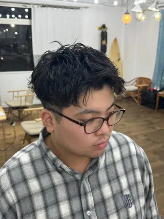 ショート パーマ メンズ メンズ特化サロン ユウヘイのヘアスタイル