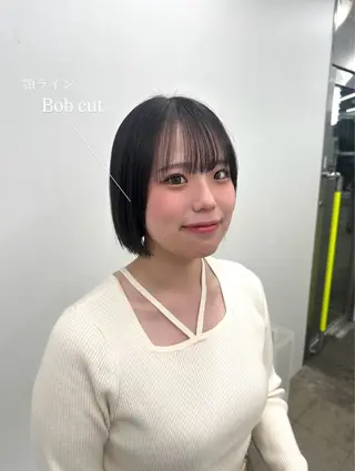 ショート jjeno所属・aisa 札幌カットモデル🎀のヘアスタイル