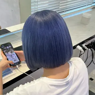 ショート 🍒透明感カラー🌨 🥕ハイトーンカラーのヘアスタイル
